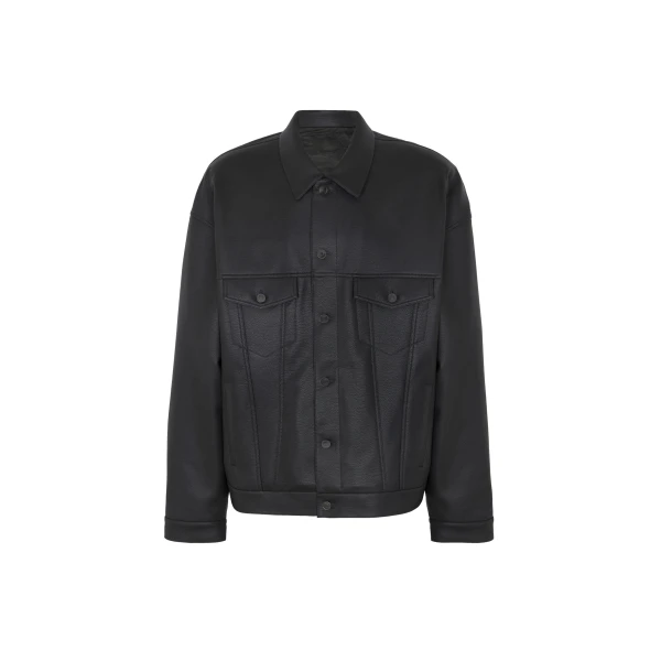 The Frankie Shop Conan Faux Leather Jacket