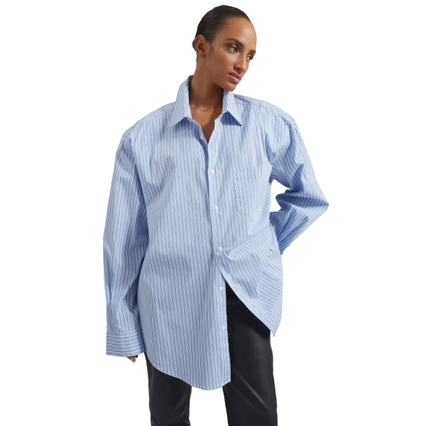 blue/white stripe tops