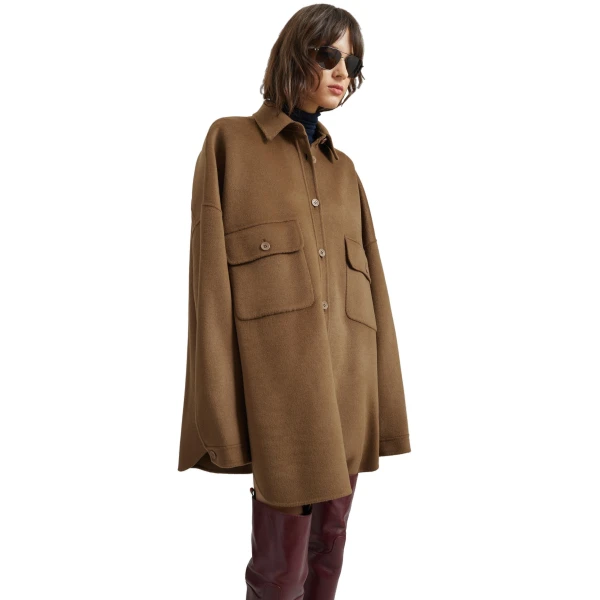 The Frankie Shop Dallas Wool Overshirt