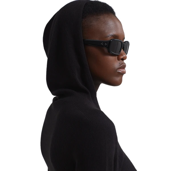 black knitwear