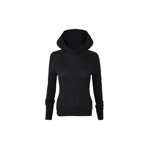 The Frankie Shop Danae Hooded Knit Top