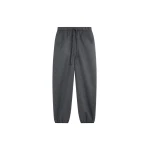 Delancey Wool Joggers in Dark Grey Melange by The Frankie Shop – Pants The Frankie Shop Delancey Wool Joggers