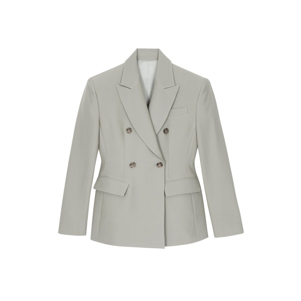 The Frankie Shop Dina Double Breasted Blazer