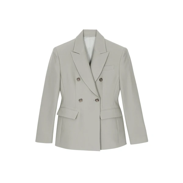 The Frankie Shop Dina Double Breasted Blazer