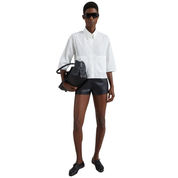 black shorts