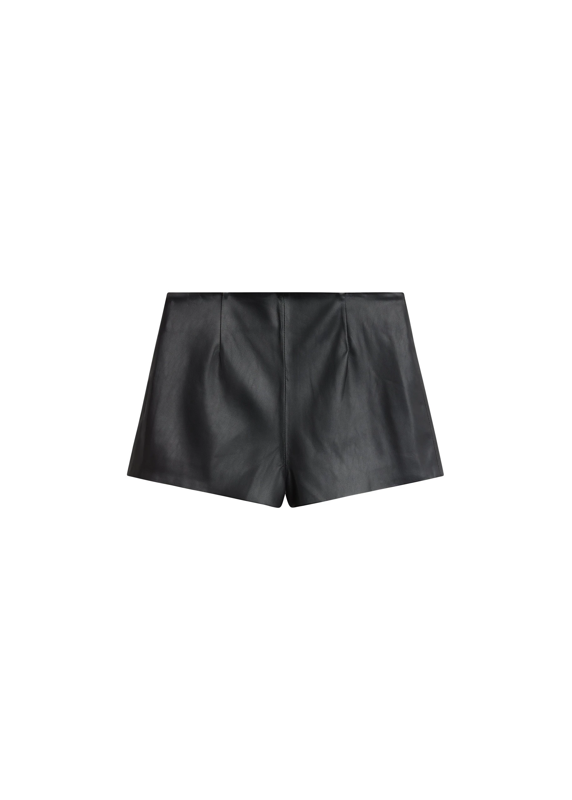 Dreux Faux Leather Hot Pants in Black by The Frankie Shop – Shorts The Frankie Shop Dreux Faux Leather Hot Pants