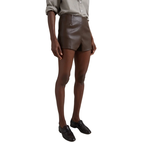 The Frankie Shop Dreux Faux Leather Hot Pants