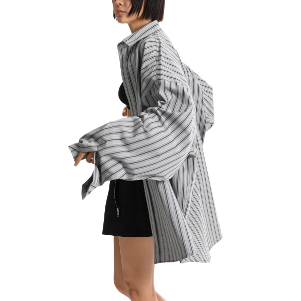 grey stripe tops