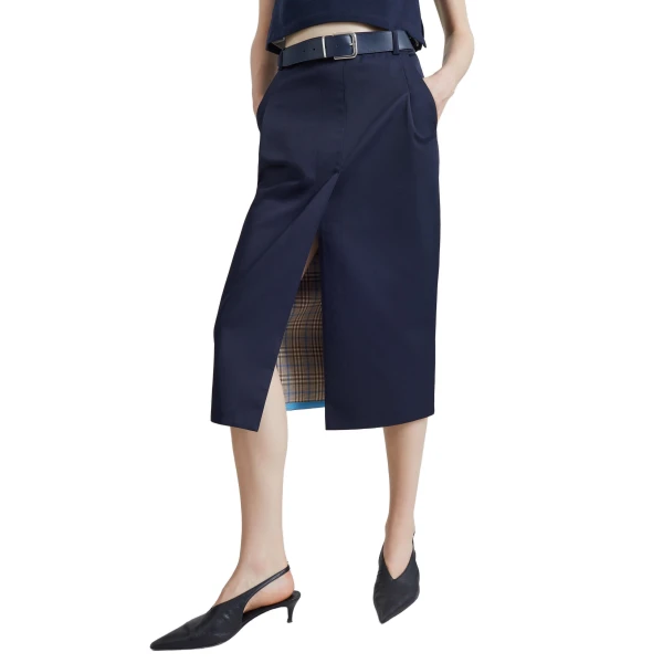 navy skirts