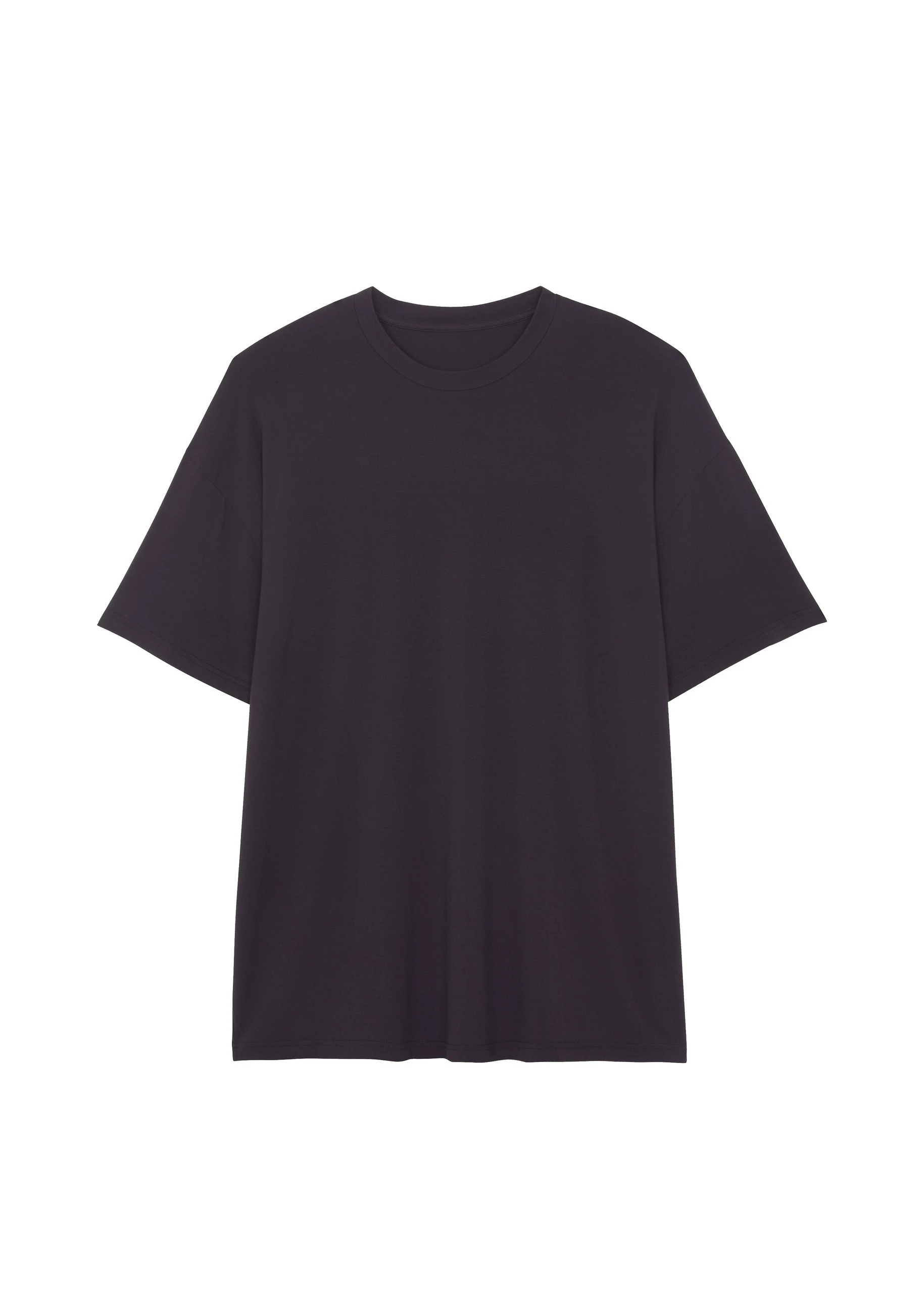 Ella Boxy Tee in Dark Plum by The Frankie Shop – Tops The Frankie Shop Ella Boxy Tee