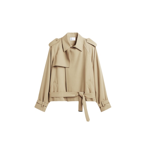 The Frankie Shop Elva Fluid Short Trench