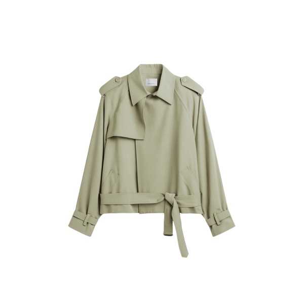 The Frankie Shop Elva Fluid Short Trench