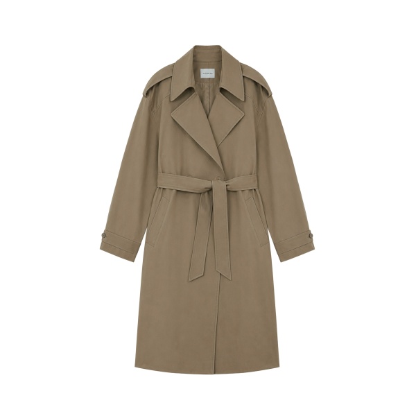 The Frankie Shop Esben Cotton Trench Coat