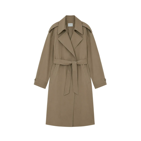 The Frankie Shop Esben Cotton Trench Coat