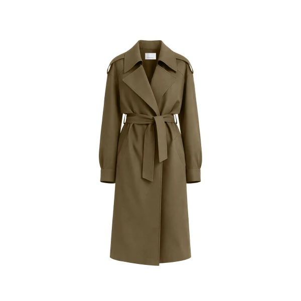 The Frankie Shop Esben Cotton Trench Coat