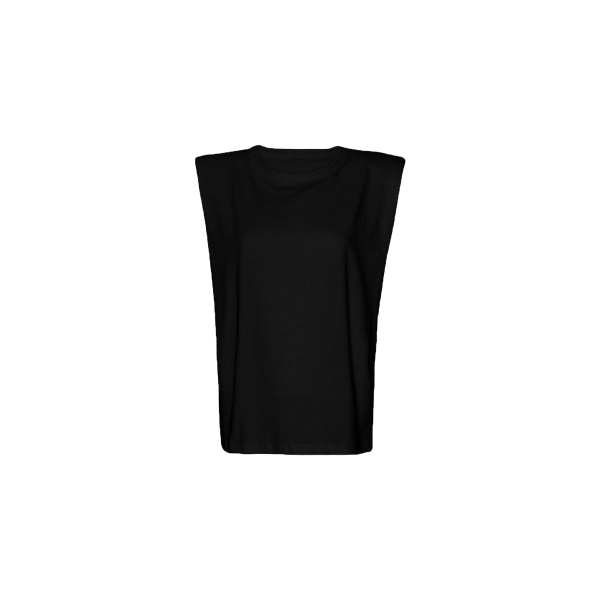 The Frankie Shop Eva Padded Shoulder Muscle T-Shirt