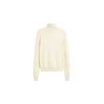 Eve Thin Turtleneck Sweater in Pale Yellow by The Frankie Shop – Knitwear The Frankie Shop Eve Thin Turtleneck Sweater