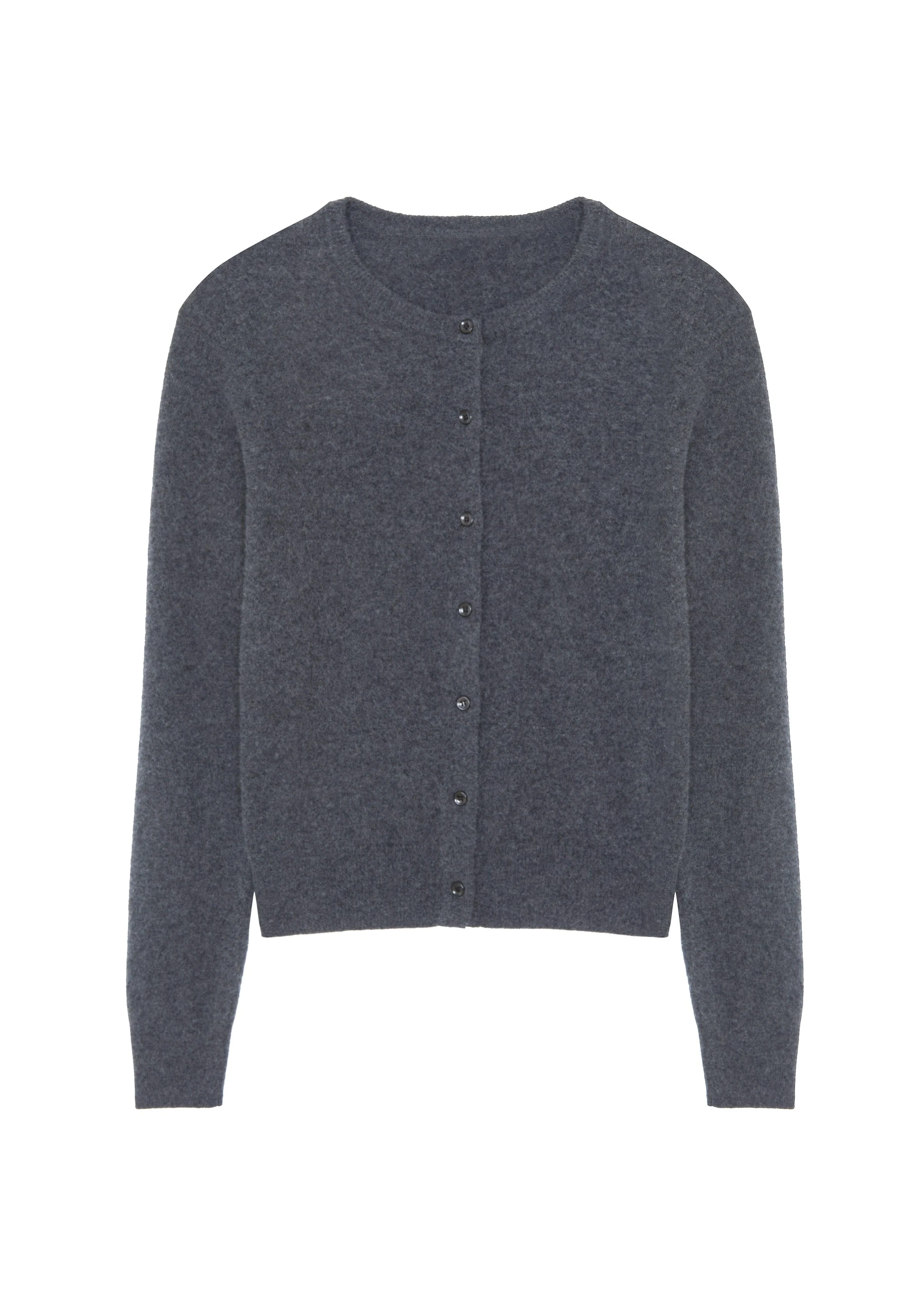 Francesca Cashmere Cardigan in Charcoal by The Frankie Shop – Knitwear The Frankie Shop Francesca Cashmere Cardigan