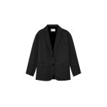 Frankie Oversized Boyfriend Blazer in Black by The Frankie Shop – Jackets The Frankie Shop Frankie Oversized Boyfriend Blazer