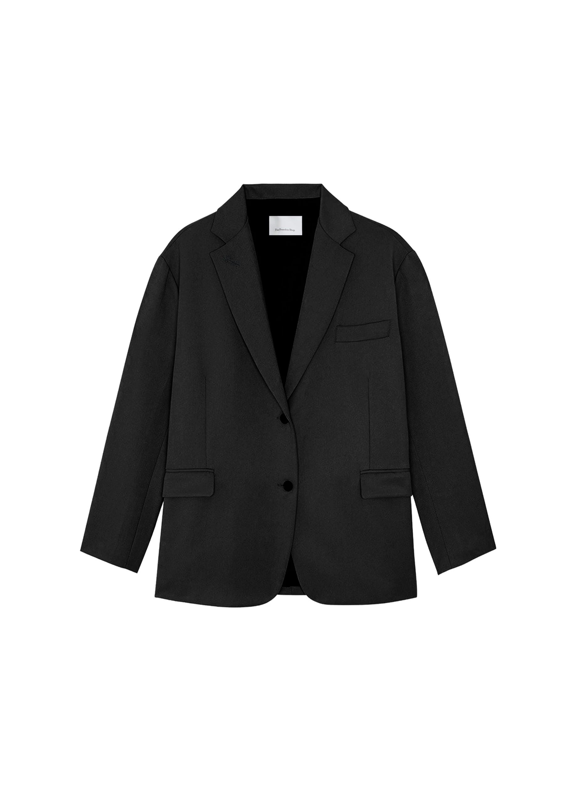 Frankie Oversized Boyfriend Blazer in Black by The Frankie Shop – Jackets The Frankie Shop Frankie Oversized Boyfriend Blazer