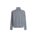 Gala Padded Knit Turtleneck in Dark Grey by The Frankie Shop – Knitwear The Frankie Shop Gala Padded Knit Turtleneck
