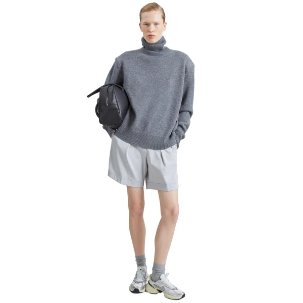 The Frankie Shop Gala Padded Knit Turtleneck