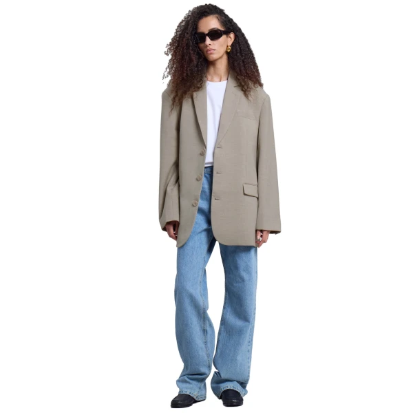 light taupe melange jackets
