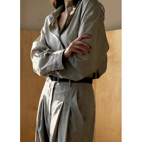 light taupe melange tops