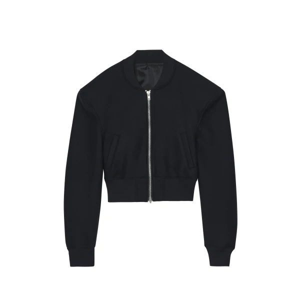 The Frankie Shop Glane Padded Wool Bomber Jacket