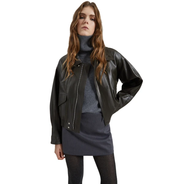 The Frankie Shop Halmstad Faux Leather Jacket