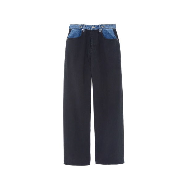 The Frankie Shop Hayla Contrast Denim Pants