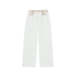 The Frankie Shop Hayla Contrast Denim Pants