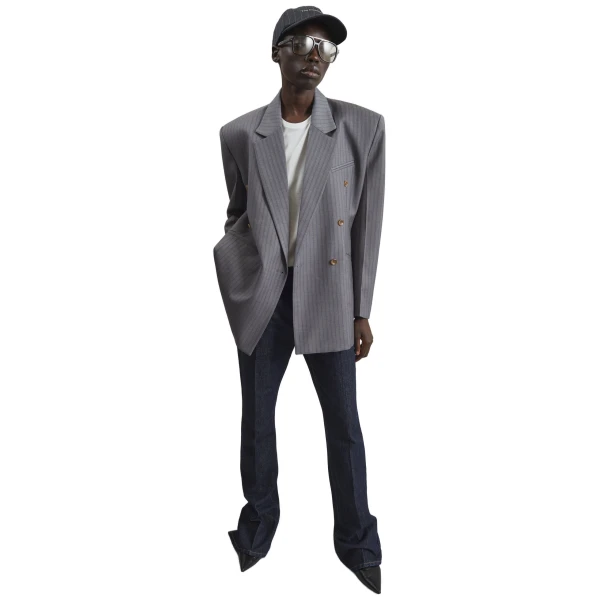 The Frankie Shop Helmond Double-Breasted Blazer