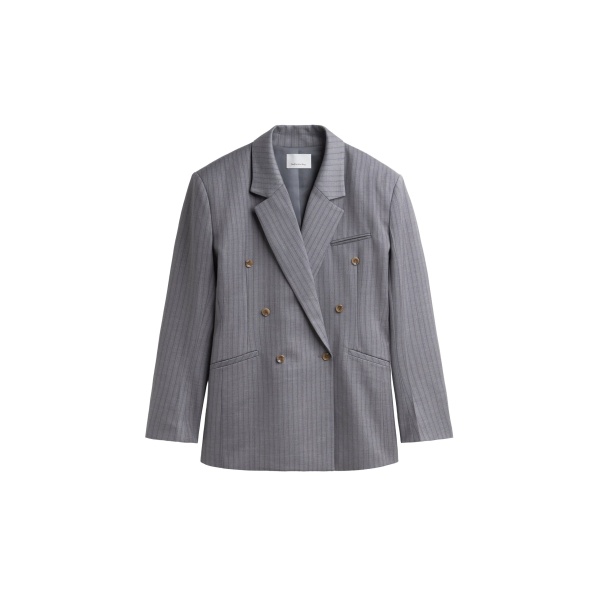 The Frankie Shop Helmond Double-Breasted Blazer