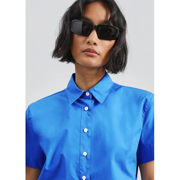 The Frankie Shop Hiva Cropped Shirt