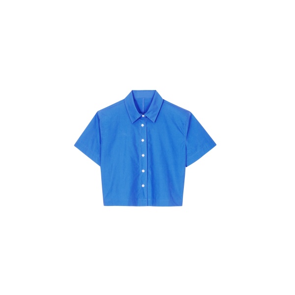 The Frankie Shop Hiva Cropped Shirt