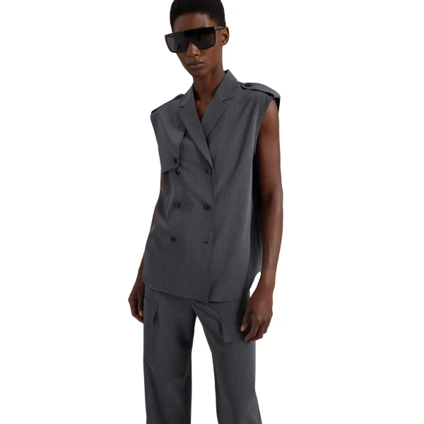 The Frankie Shop Holborn Double-Breasted Vest