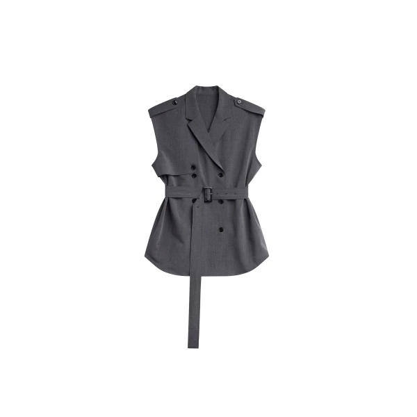 The Frankie Shop Holborn Double-Breasted Vest