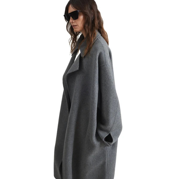 The Frankie Shop Issen Wool Trench Coat