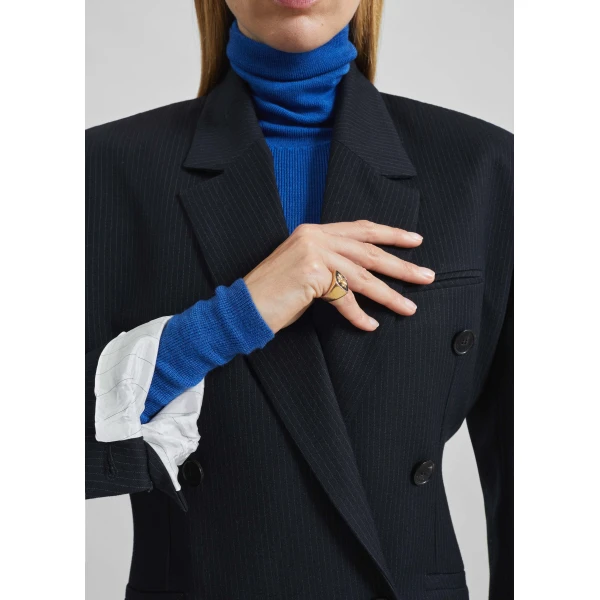 The Frankie Shop Jade Double-Breasted Blazer