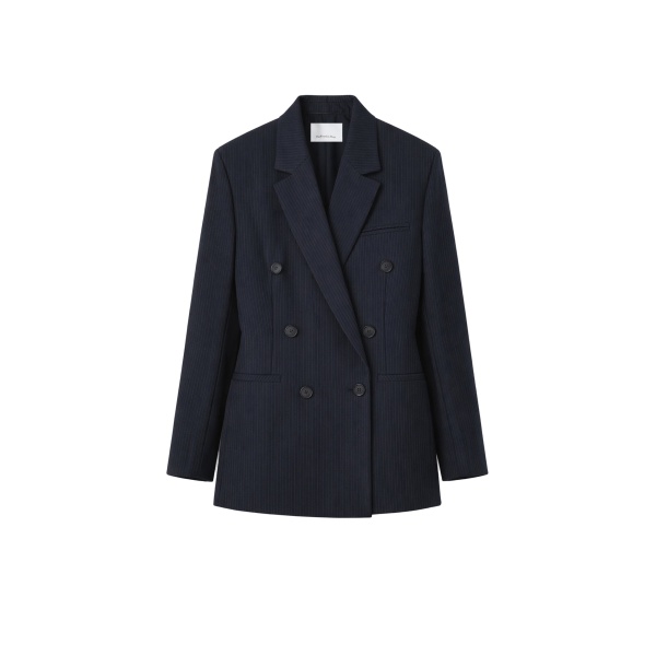 The Frankie Shop Jade Double-Breasted Blazer