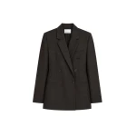 The Frankie Shop Jade Wool Double-Breasted Blazer