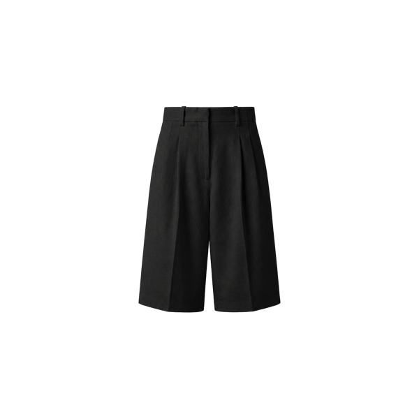 The Frankie Shop Jag Pleated Bermuda Shorts