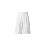 The Frankie Shop Jag Pleated Bermuda Shorts