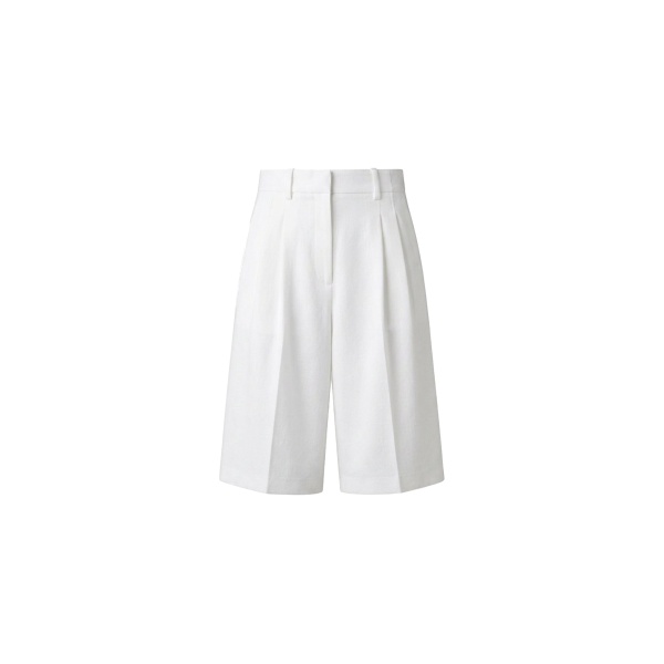 The Frankie Shop Jag Pleated Bermuda Shorts