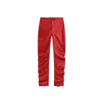 The Frankie Shop Jessa Leather Ruched Pants