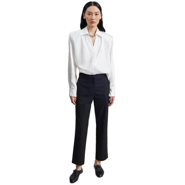 The Frankie Shop Jet Slim Tailored Trousers