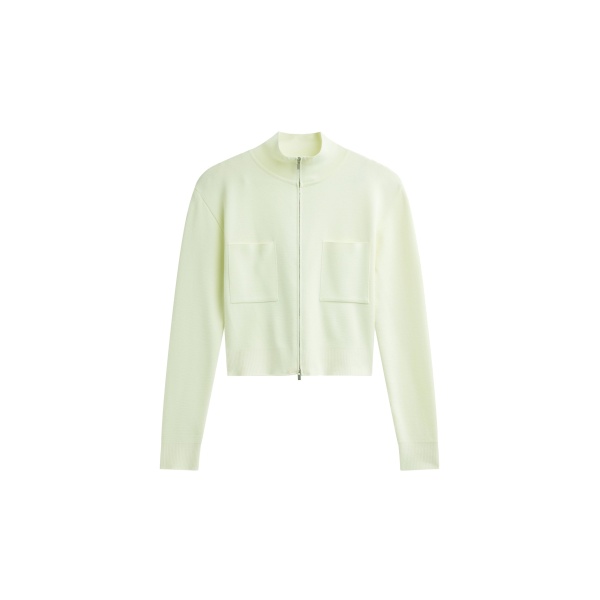 The Frankie Shop Juilly Knit Zip Cardigan