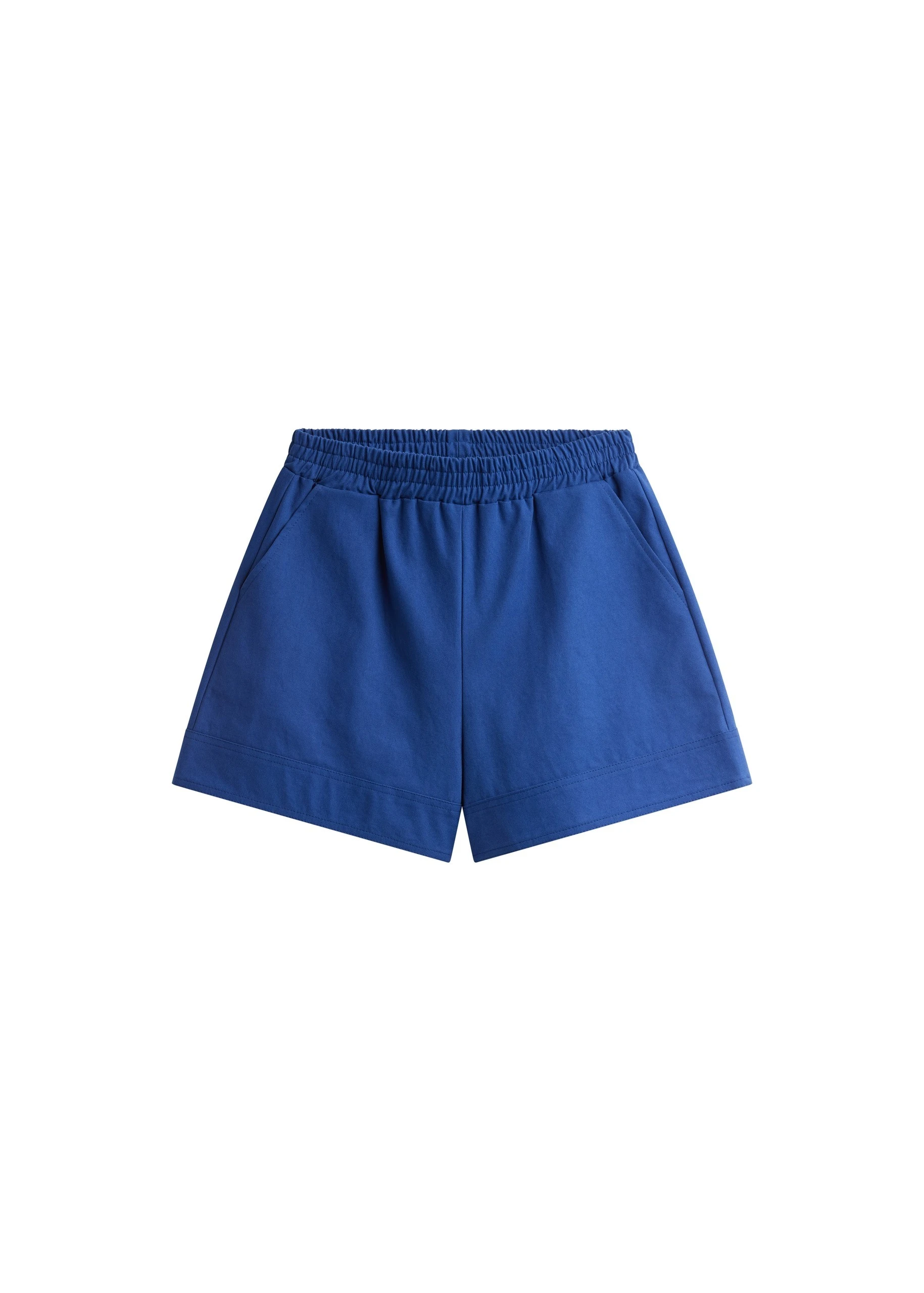 Kampala Cotton Shorts in Cobalt by The Frankie Shop – Shorts The Frankie Shop Kampala Cotton Shorts