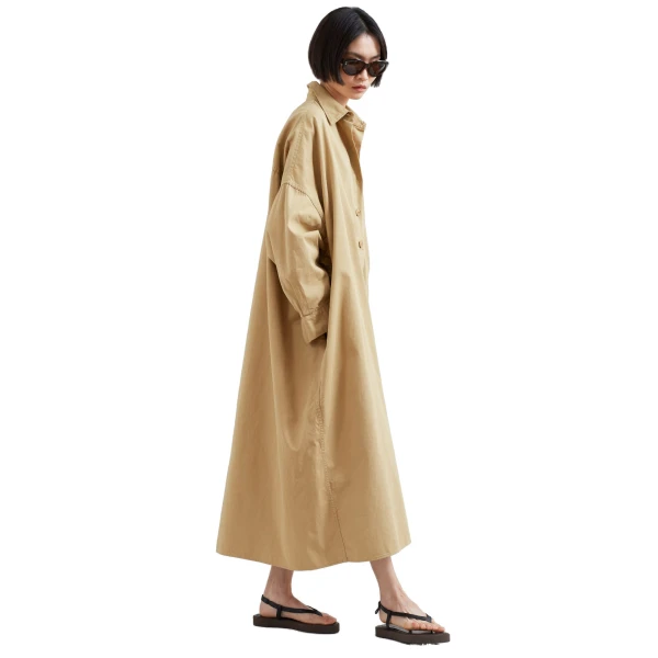 The Frankie Shop Kason Oversized Shirt Dress